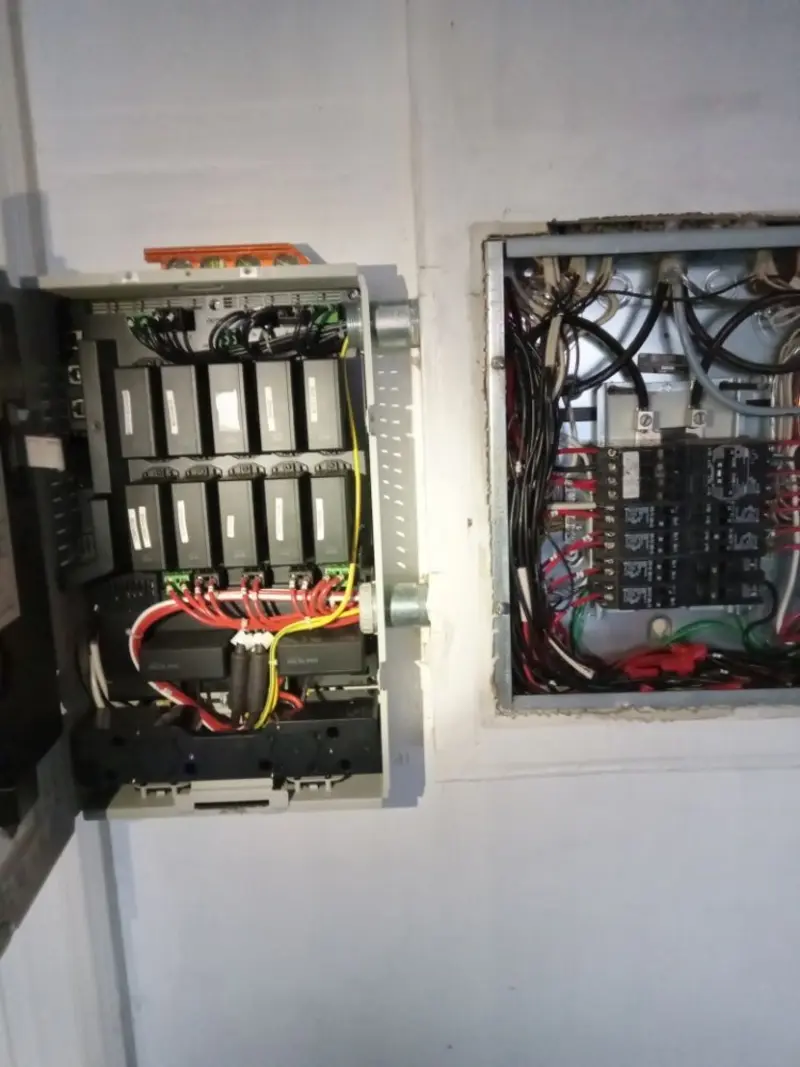 Electrical panel upgrade completed for Commercial Electrician Services in Houston